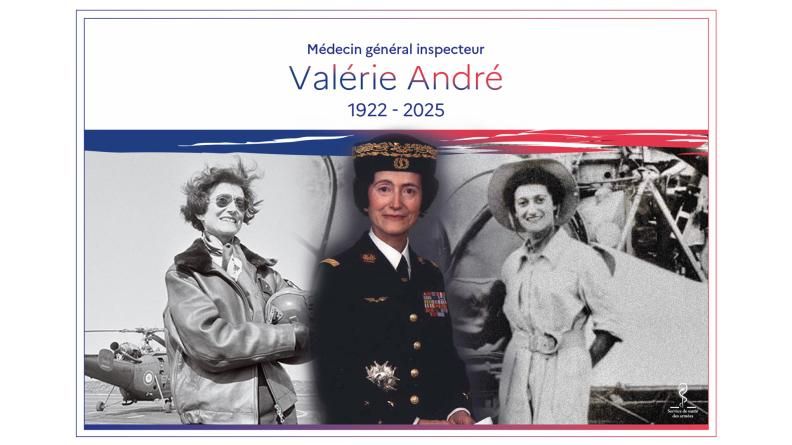 HOMMAGE : Décès du Médecin général inspecteur Valérie André (1922-2025) , première femme faite général en France.