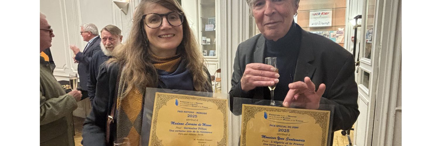 REMISE DU PRIX-HISTOIRE-MEMOIRE 2025 ET PRIX SPECIAL DU JURY